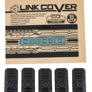 Strike Industries MLOK LINK Cover 5-Pack, Polymer, Black
