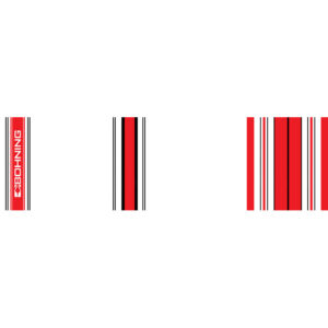 Bohning Arrow Wraps Crested Red 7 in. Standard 13 pk.