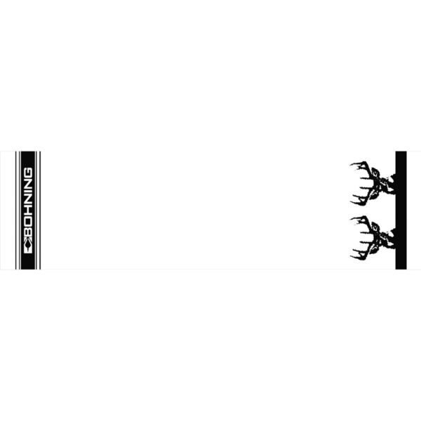 4PRINT-NeonRed Bohning Arrow Wraps White Deer 7 in. Standard 13 pk.