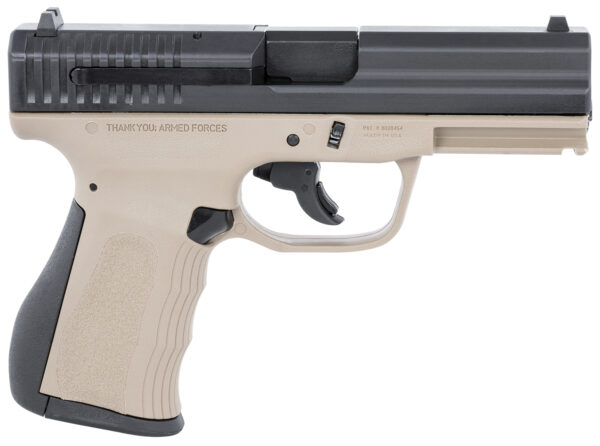 140198 FMK 9C1 G2 9mm 10+1 FDE Frame Black Slide