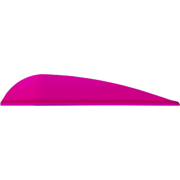 1402774_1 AAE Trad Vanes Hot Pink 3 in. 50 pk.