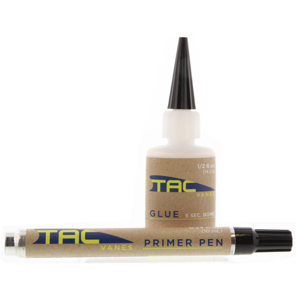 1403124_1 TAC Vanes Fletching Kit .5 oz. Glue/.34 oz. Primer Pen