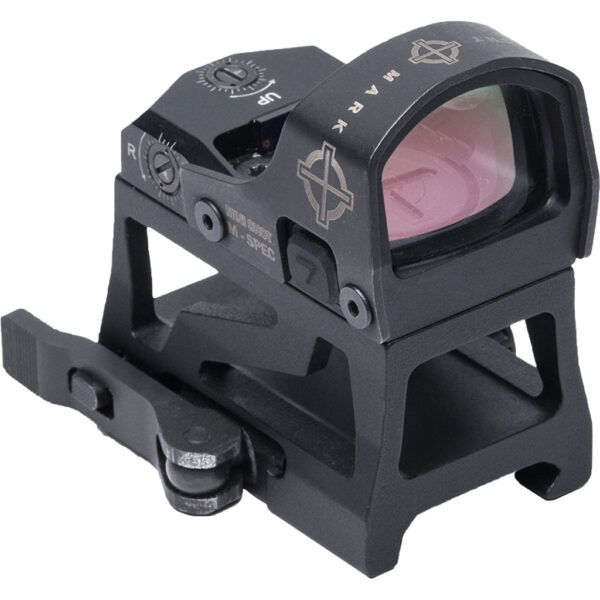 1403136_2 Sightmark Mini Shot M-Spec LQD Red Dot Sight 1x 3 MOA LP/AR Riser Fixed Mount