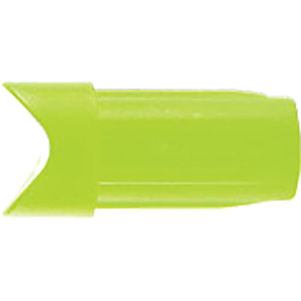 1404152_1 Black Eagle Half Moon Nocks Flo. Yellow 12 pk.