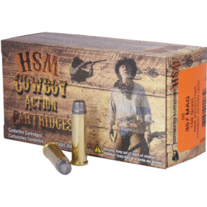 HSM Cowboy Action Handgun Ammunition 357 Mag 158 gr. 50 rd
