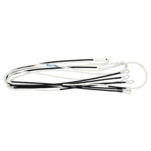 GAS Ghost XV String and Cable Set White w/ Black Serving Hoyt Invicta 40 SVX #3