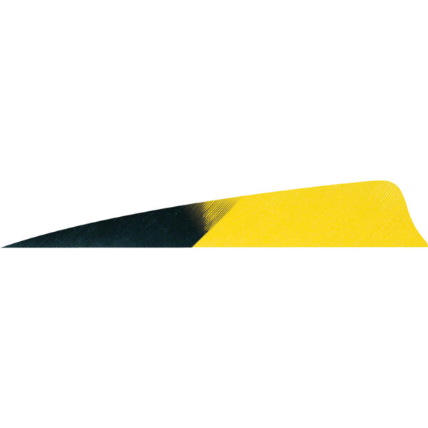 1406991_1 Gateway Shield Cut Feathers Kuro Sun Yellow 4 in. LW 50 pk.