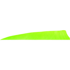 Gateway Shield Cut Feathers Chartreuse 4 in. RW 50 pk.
