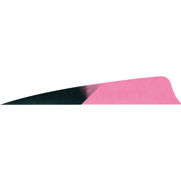 1407081_1 Gateway Shield Cut Feathers Kuru Flo Pink 4 in. RW 50 pk.