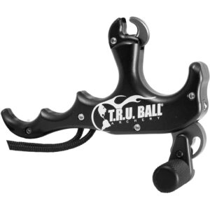 Tru Ball Stalk’R Thumb Release Black 4 Finger with Lanyard