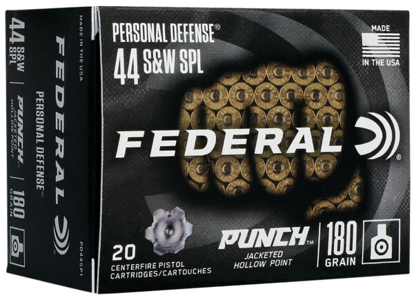 Federal Premium Punch .44 S&W Special 180 gr JHP, 20rd