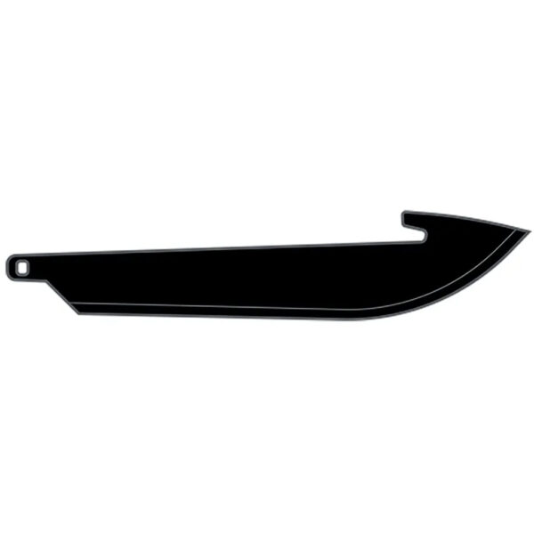 1409457_1 Outdoor Edge 3.5″ Drop-Point Blade Pack Black, 6 Blades
