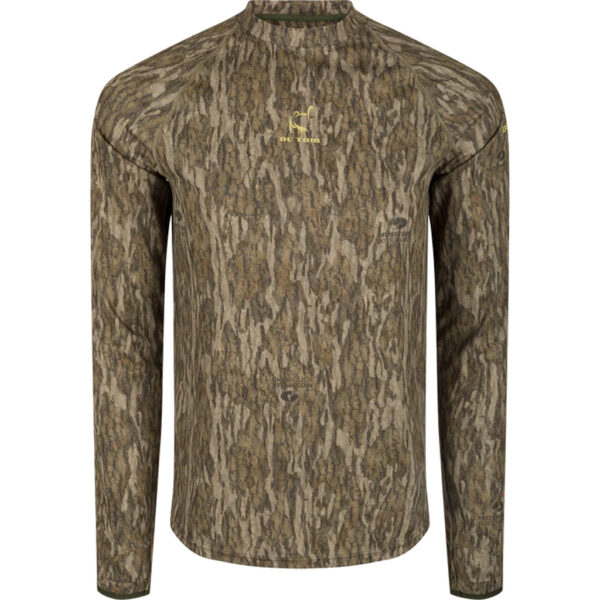 1410007_1 Drake Ol’ Tom Mens Early Bird LS Performance Crew MO Bottomland 2XLarge