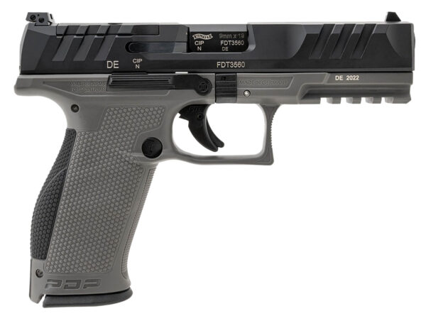 Walther PDP Full-Size 9mm 4.5 in Optic Ready Two-Tone Gray 18rd
