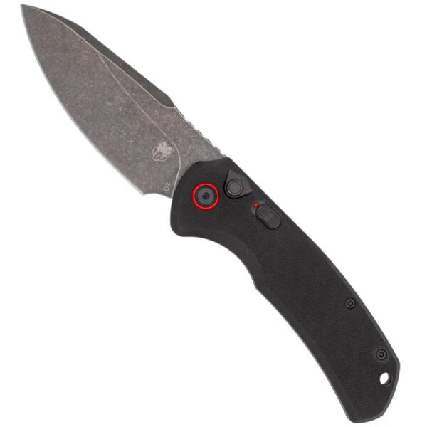 1410883_1 CobraTec Vanguard Auto Folding Knife Auto Folding Blade Black