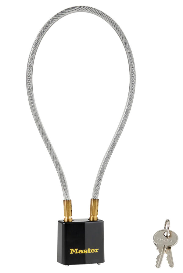Master Lock 99DSPT Cable Gun Lock — 14in, Keyed Different
