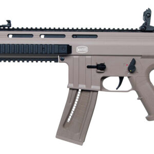 BLG Mauser M-15 .22 LR Rifle, Tan Receiver, Black Folding Stock