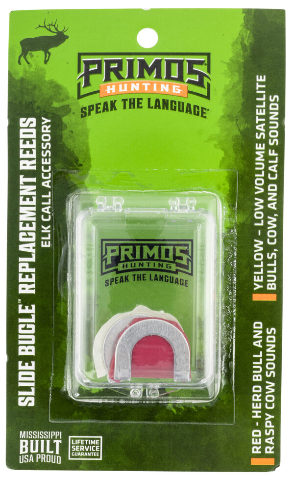 Primos PS932MC Slide Bugle Replacement Diaphragm, Red/Yellow