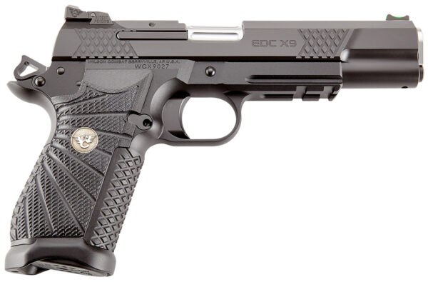 Wilson Combat EDC X9L 9mm 5″ 15+1 Black DLC Serrated Slide