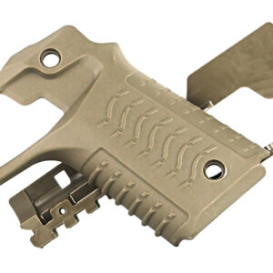 142061 Recover Tactical CC3H-02 Grip & Rail System Tan Polymer Picatinny for Standard Frame 1911