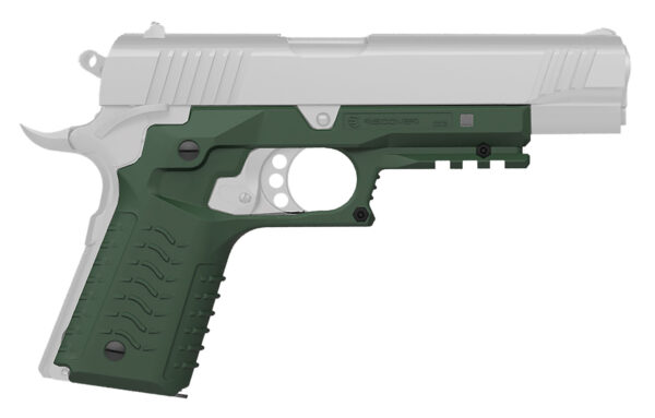 142062 Recover Innovations CC3H03 1911 Grip & Rail System OD Green