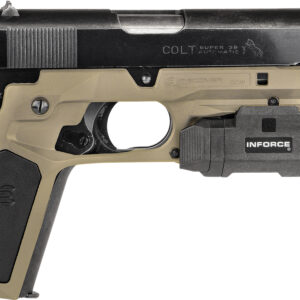 Recover Tactical CC3P0201 1911 Frame Grip Tan Polymer