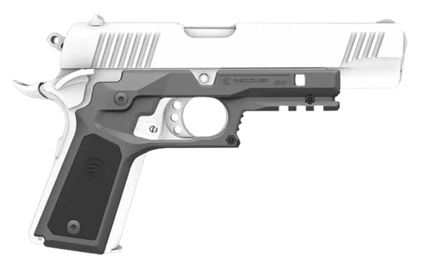 142067 Recover Tactical CC3P0401 1911 Frame Grip, Gray Polymer
