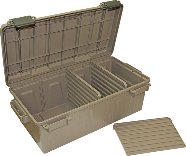 142135 MTM ACDC30 Divided Ammo Crate Dark Earth 21 x 11.2 x 7.5