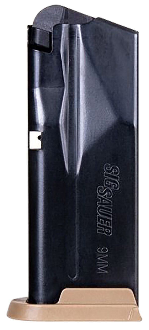 142188 Sig Sauer P365 10rd 9mm Steel Magazine, Coyote Baseplate