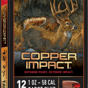 Winchester Copper Impact 12ga 2.75in 1 oz Sabot Slug, 5rd Box