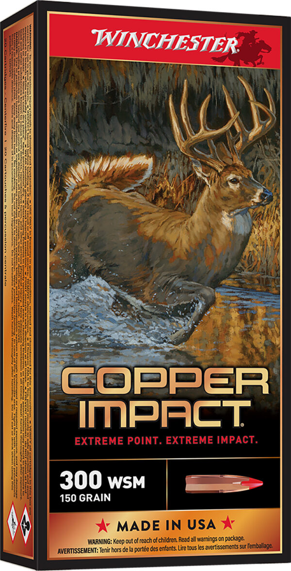 Winchester Copper Impact 300 WSM 150 gr LF 20rd Box