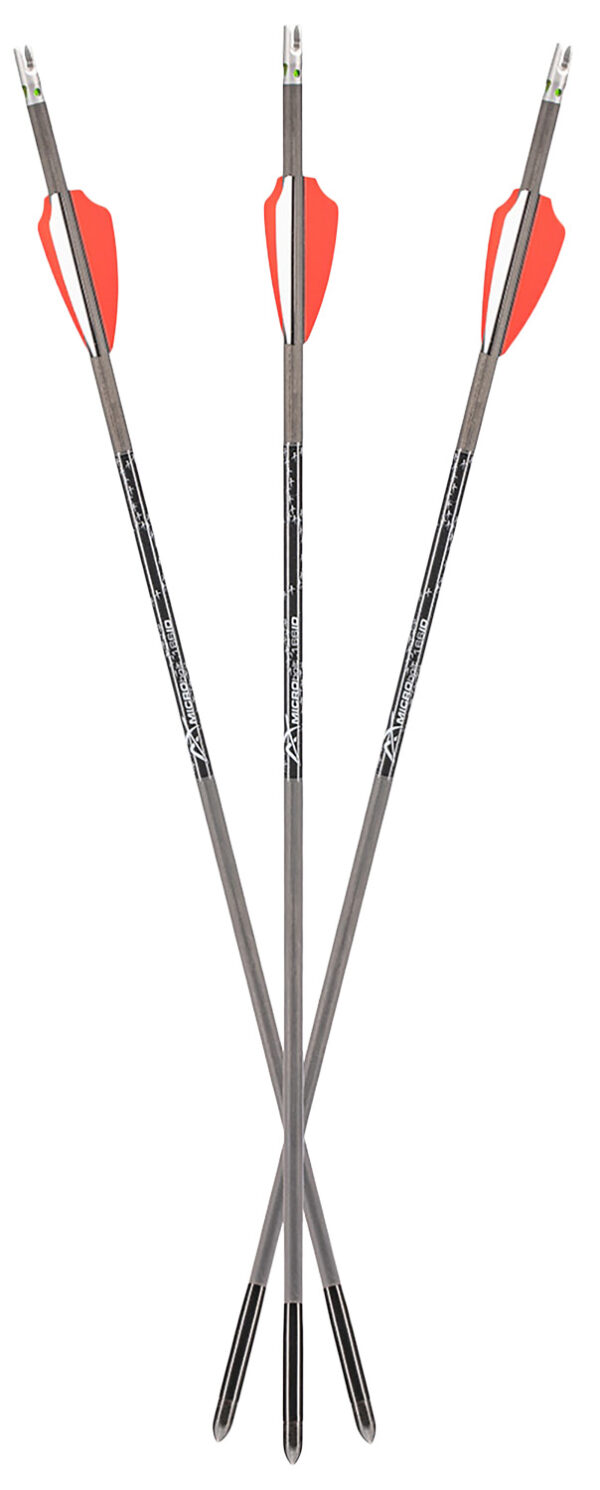 Axe Crossbows AX10004 Axe 440 Bolt Combo Pack Gray/Orange/White 19″ 3 Bolts and 3 Lighted Nocks