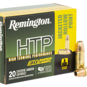 Remington HTP .30 Super Carry 100gr JHP 20rd Box
