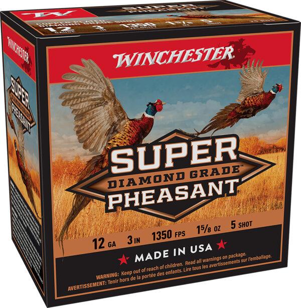 142838 Winchester Super Pheasant Diamond Grade 12ga 3in #5 25rd