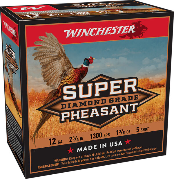 142839 Winchester Super Pheasant Diamond Grade 12 Ga 2-3/4 in #5 1-3/8 oz