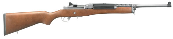 Ruger 5802 Mini-14 Ranch 223 Rem/5.56 NATO 5+1 18.50″ Matte Stainless Steel Barrel, Matte Stainless Steel Drilled & Tapped Receiver, Hardwood Fixed Stock, Right Hand