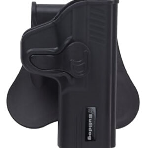 Bulldog RRRMAX9 Rapid Release OWB Black Paddle Holster RH