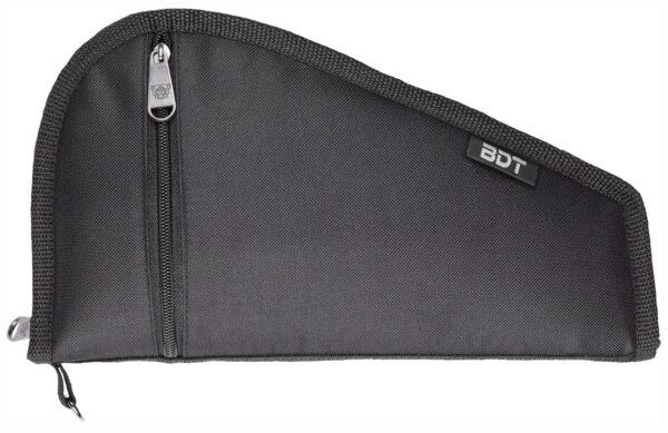 143078 Bulldog Deluxe Pistol Case, Pocket & Sleeve — 9×6, Black