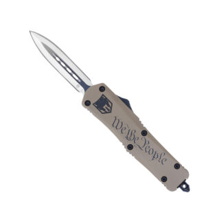 Cobratec We The People Medium 3″ OTF Dagger Tan