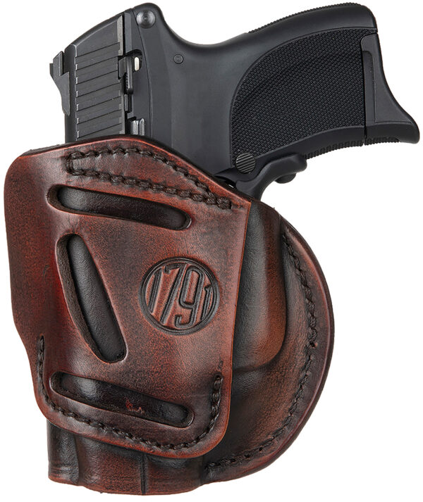 1791 Gunleather 4-Way Holster Sz 3 Vintage Brown RH