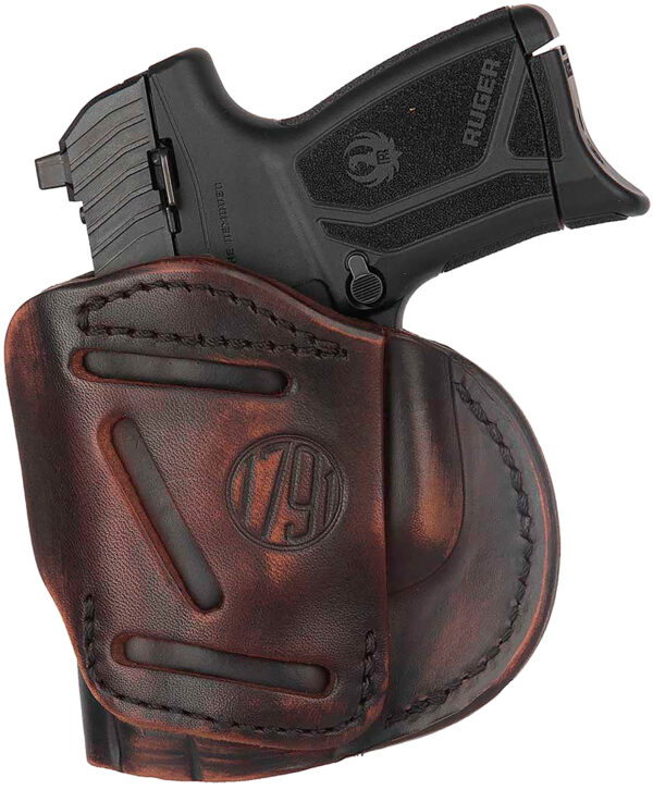1791 Gunleather 4-Way Holster Size 04 Vintage Brown RH
