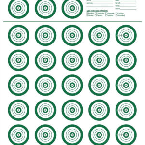 Allen EZ-Aim IBS Rimfire Target 25 Pack 14″x17″