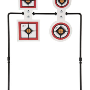 EZ-Aim 15593 Hardrock Spinner  AR500 Round Target & Stand .25″ Thick