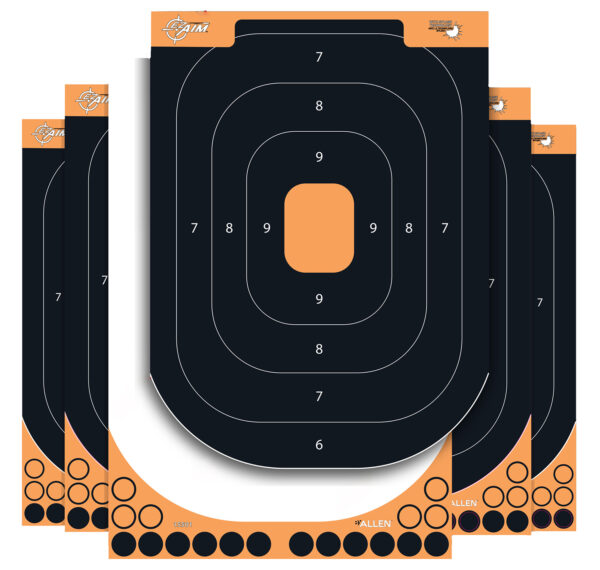 EZ-Aim Splash Reactive Self-Adhesive Targets 12.50×18.25 25 Pack