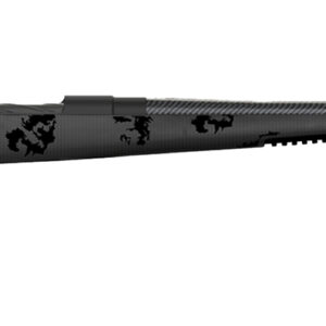 Fierce Firearms FCTRG300PRC24BBO CT Rage  300 PRC Caliber with 3+1 Capacity, 24″ Carbon Fiber Barrel, Black Cerakote Metal Finish & Blackout Camo Fixed Fierce Tech C3 Stock, Right Hand (Full Size)