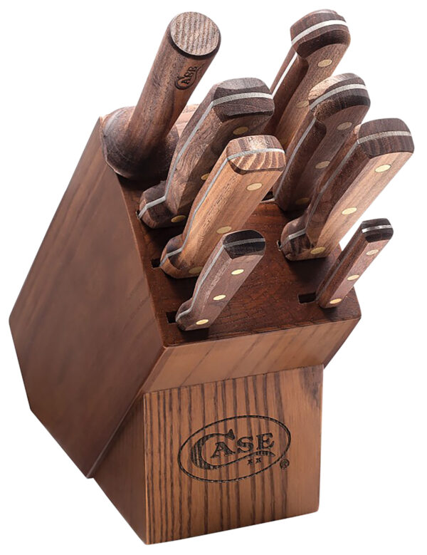 143710 Case 10249 9-Piece Household Cutlery Set Walnut