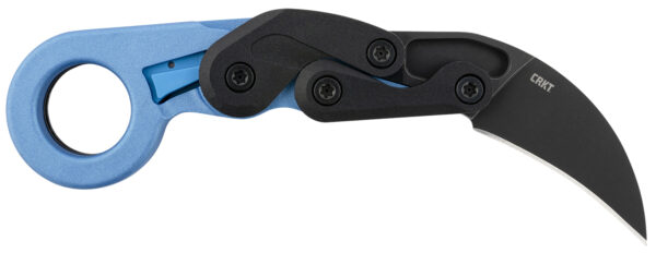 143725 CRKT Provoke 2.4″ Hawkbill Folding Knife, Blue Metallic