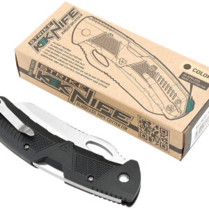 Strike Industries K1 Knife 3.51in AUS-8A Black Handle