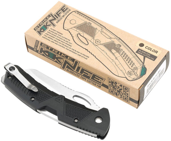 Strike Industries K1 Knife 3.51in AUS-8A Black Handle