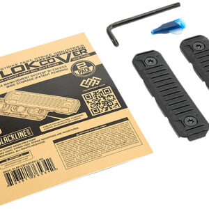Strike Industries M-LOK Cable Management Covers, Long, Black (2-Pack)